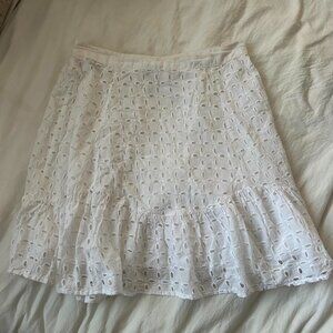 Free People Women's White Skirt